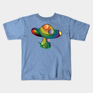 Rainbow Mushroom Kids T-Shirt